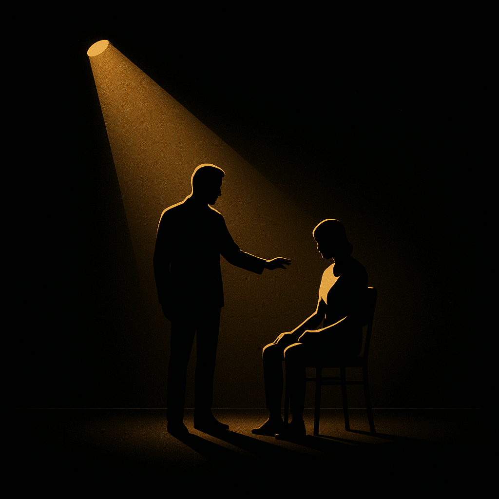 Hypnose de spectacle : entre divertissement et éveil de conscience — guide hypnose Méthode Mirage