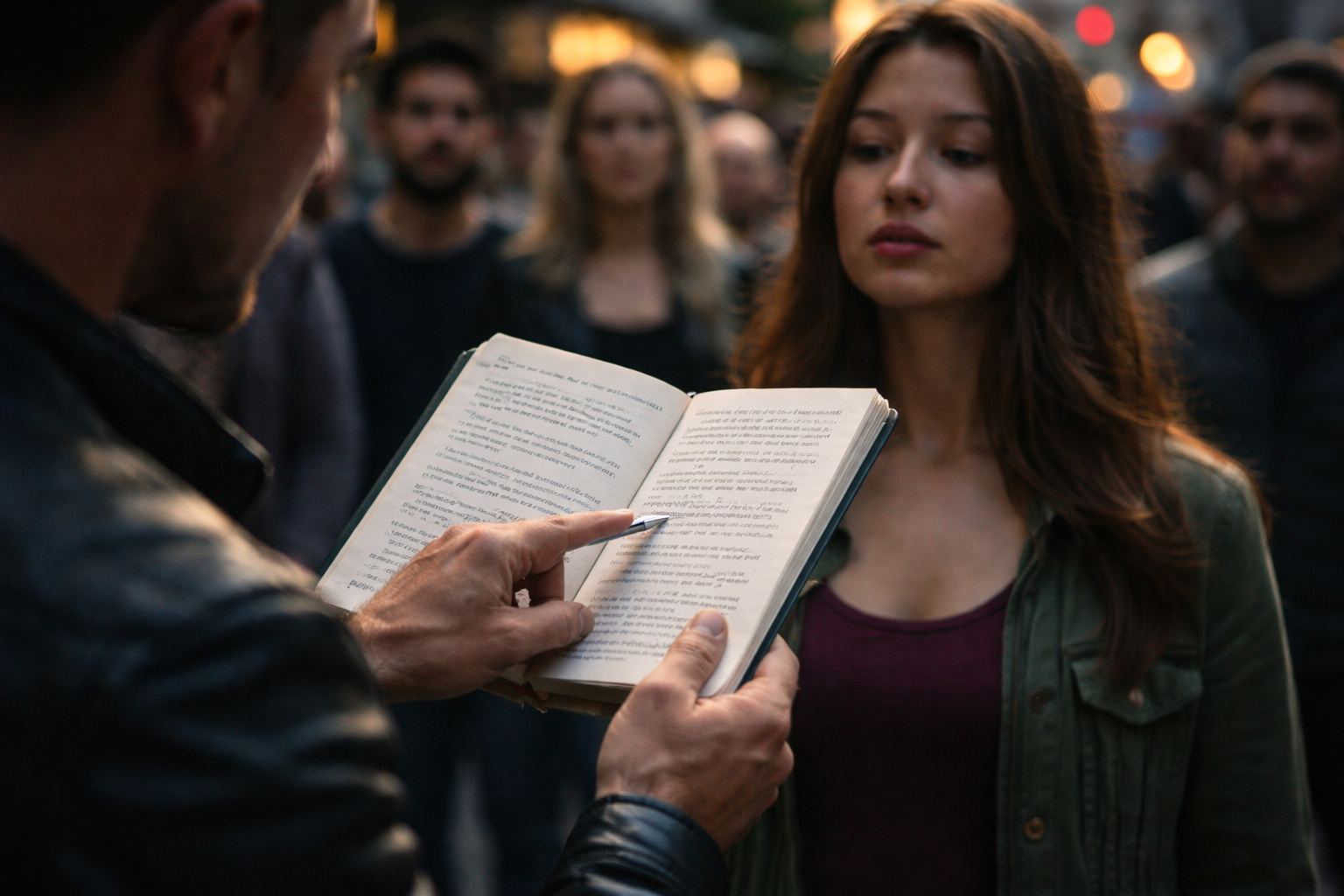Script d’hypnose de rue : premier script pour débutant — guide hypnose Méthode Mirage